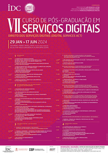 VII Curso de Pós Graduação em Serviços Digitais